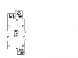 61 Newell Rd, Newton, MA 02466 floor plan