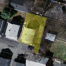 11 Raymond Pl, Newton, MA 02465 aerial view