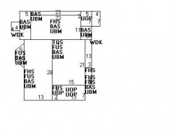 60 Clyde St, Newton, MA 02460 floor plan