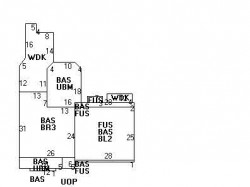 12 Sevland Rd, Newton, MA 02459 floor plan