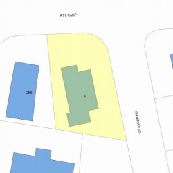 5 Philbrick Rd, Newton, MA 02459 plot plan