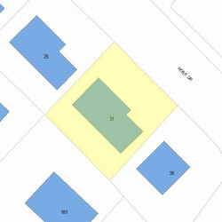 31 Rose Dr, Newton, MA 02465 plot plan