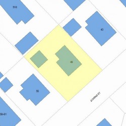 49 Judkins St, Newton, MA 02460 plot plan
