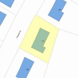 143 Truman Rd, Newton, MA 02459 plot plan