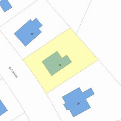 20 Oxford Rd, Newton, MA 02459 plot plan