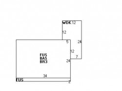 27 Maplewood Ave, Newton, MA 02459 floor plan