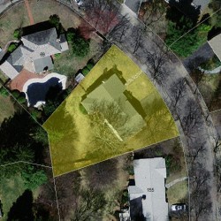 145 Paulson Rd, Newton, MA 02468 aerial view