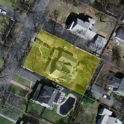 36 Oakland Ave, Newton, MA 02466 aerial view