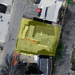 12 Cottage Pl, Newton, MA 02465 aerial view