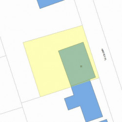 11 Harvey Pl, Newton, MA 02465 plot plan