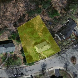 207 Varick Rd, Newton, MA 02468 aerial view