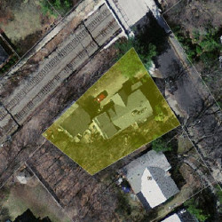 95 Hyde St, Newton, MA 02461 aerial view