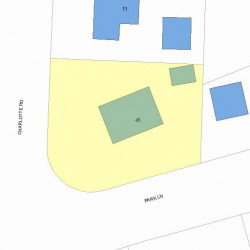 45 Park Ln, Newton, MA 02459 plot plan