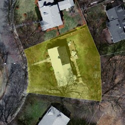 48 Stratford Rd, Newton, MA 02465 aerial view