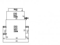 64 Dalby St, Newton, MA 02458 floor plan