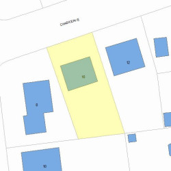 16 Chaske Ave, Newton, MA 02466 plot plan
