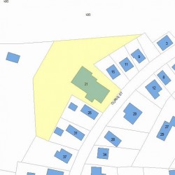 21 Curve St, Newton, MA 02465 plot plan