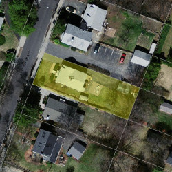 192 Beethoven Ave, Newton, MA 02468 aerial view