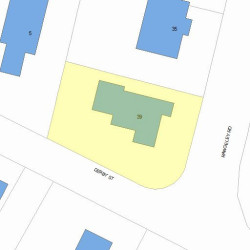 39 Rangeley Rd, Newton, MA 02465 plot plan