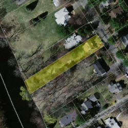 51 Bernard St, Newton, MA 02461 aerial view