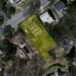 162 Pine Ridge Rd, Newton, MA 02468 aerial view