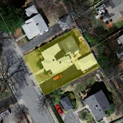 11 Edgewood Rd, Newton, MA 02465 aerial view