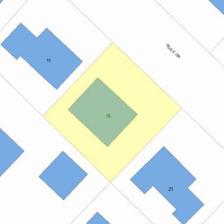 15 Rose Dr, Newton, MA 02465 plot plan