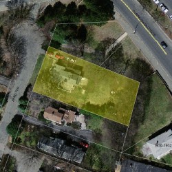 122 Rand Ter, Newton, MA 02466 aerial view