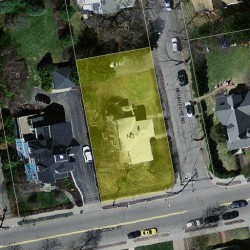 143 Lincoln St, Newton, MA 02461 aerial view