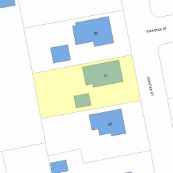 61 Chester St, Newton, MA 02461 plot plan