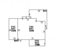 696 Quinobequin Rd, Newton, MA 02468 floor plan