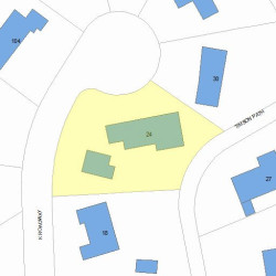 24 Timson Path, Newton, MA 02459 plot plan