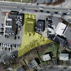 1106 Beacon St, Newton, MA 02461 aerial view