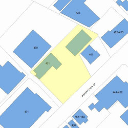 451 Watertown St, Newton, MA 02460 plot plan