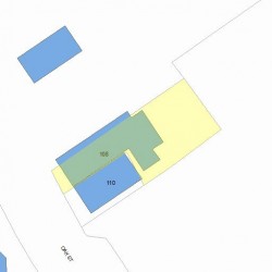 108 Oak St, Newton, MA 02464 plot plan