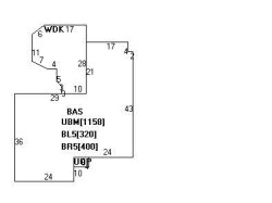 78 Clifton Rd, Newton, MA 02459 floor plan