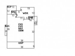 22 Winthrop St, Newton, MA 02465 floor plan
