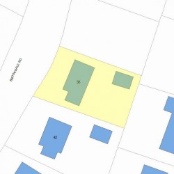 38 Brookdale Rd, Newton, MA 02460 plot plan