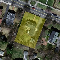 1746 Beacon St, Newton, MA 02468 aerial view