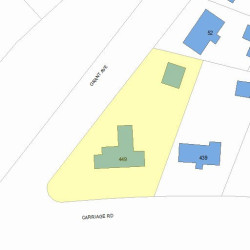449 Commonwealth Ave, Newton, MA 02459 plot plan