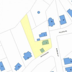 3 Bowdoin St, Newton, MA 02461 plot plan