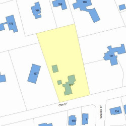 149 Otis St, Newton, MA 02465 plot plan