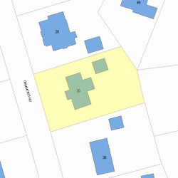 30 Gammons Rd, Newton, MA 02468 plot plan