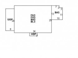 136 Ridge Ave, Newton, MA 02459 floor plan