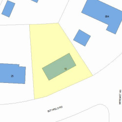 19 Bothfeld Rd, Newton, MA 02459 plot plan