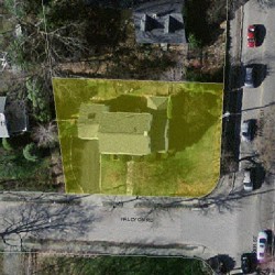 5 Halcyon Rd, Newton, MA 02459 aerial view