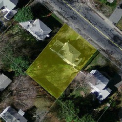 901 Dedham St, Newton, MA 02459 aerial view