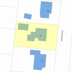 58 Greenlawn Ave, Newton, MA 02459 plot plan