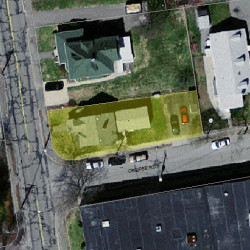 64 Oak St, Newton, MA 02464 aerial view