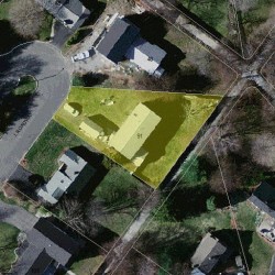 91 Osborne Path, Newton, MA 02459 aerial view